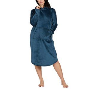 32 Degrees Heat Women's Cozy Plush Sleep Lounger, Deep Baltic Size L/XL